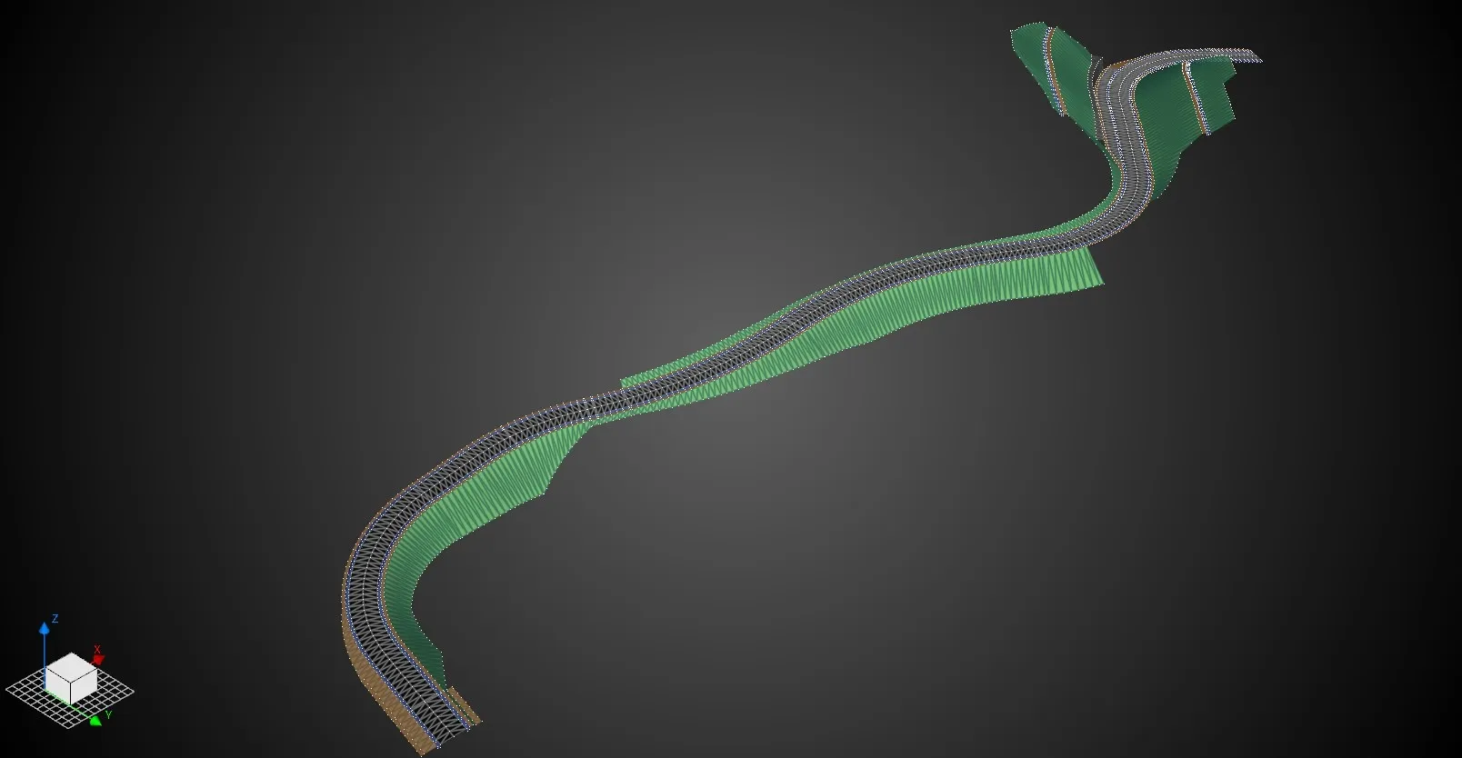 2024年 愛知県内 道路改良工事 (UAV測量～設計データ作成～出来形管理)