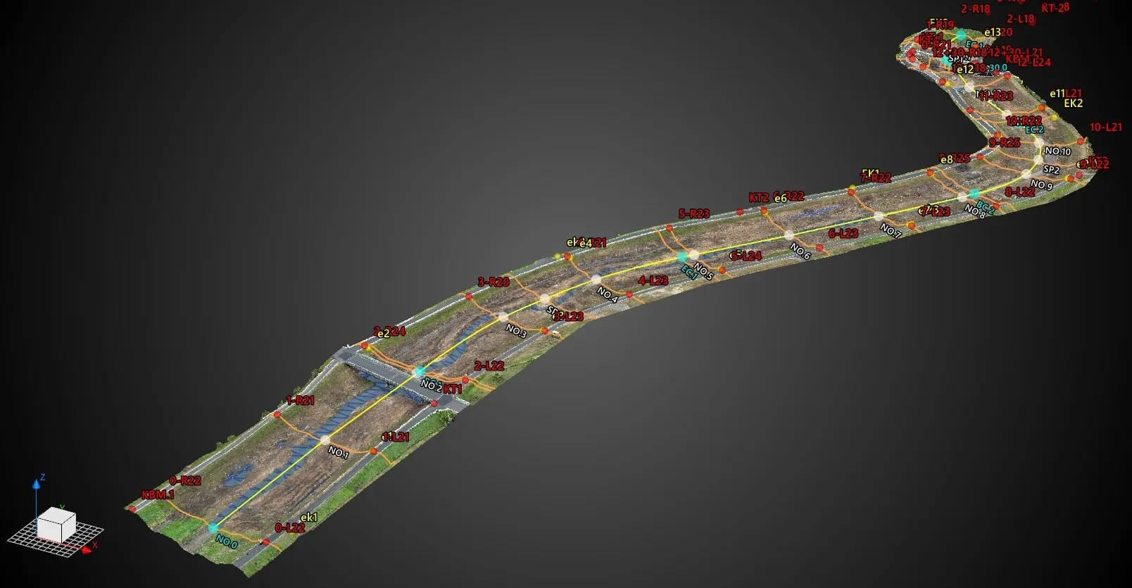 2025年 愛知県内 河川浚渫工事 (UAV測量～設計データ作成～出来形管理)